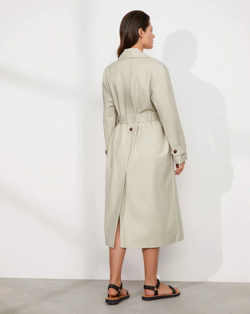 Women Trench Coat Temperament Lady Mid-Length Coat