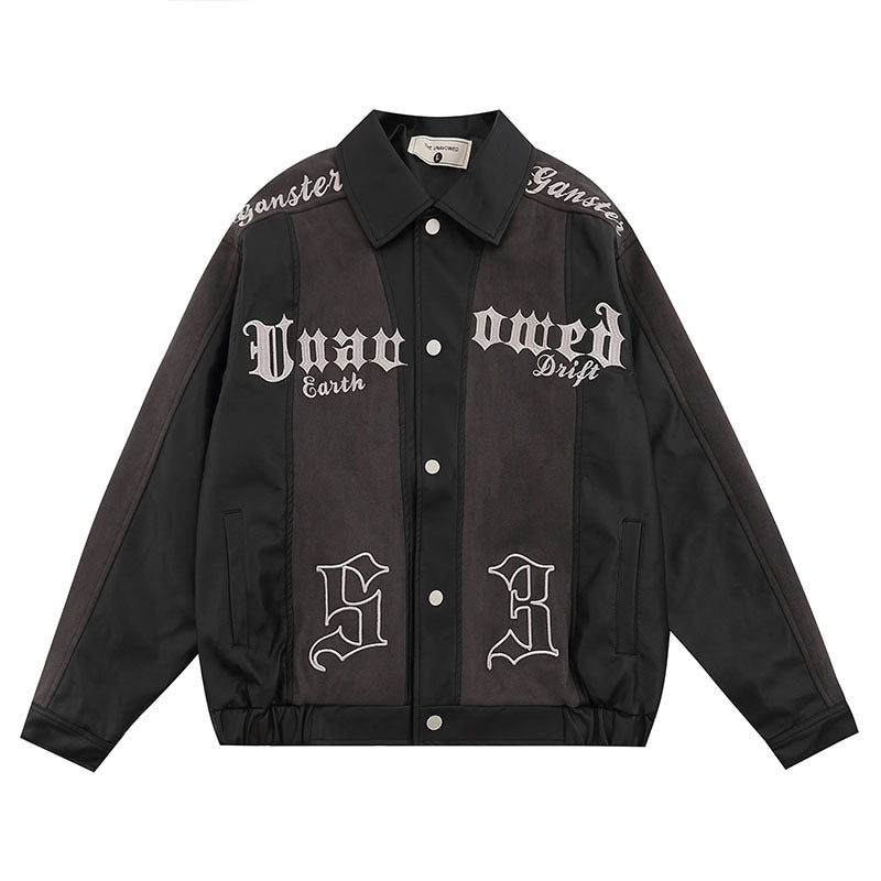 Women Jackets Pu Suede Motorcycle Jacket Lapel