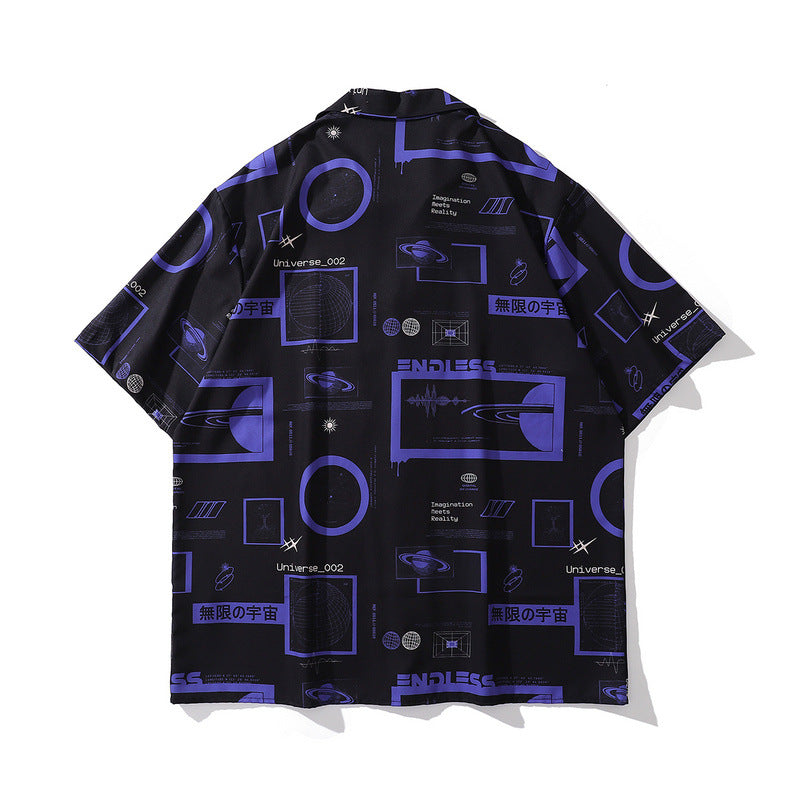 Short Sleeve Shirt Loose Casual Shirt