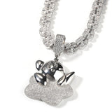 Jewelry Cartoon Diamond Silver Star Kirby Pendant Fashion Versatile Kirby St. Valentine's Spectrum Jesus Pieces