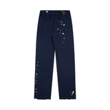 Gallery Dept Sweatpants Hand-painted ink-splashing contrasting casual trousers
