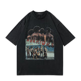 Men T-Shirt Printed Short-Sleeved T-shirt