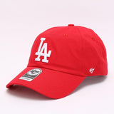 Dodgers and Yankees Baseball Cap 47brand Baseball Cap Female Soft Top Red Casual