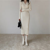 Women Pullover Sweater Slimming Elegant Sexy Knitted