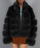 Women Fur Jacket Casual Fashion Plush Coat