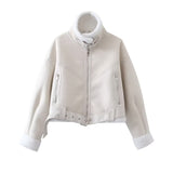 Women Cotton Coat Fashionable Warm Padded Jacket