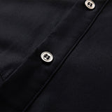 Men Long Sleeve T Shirt Solid Color Long Sleeve Men's Ins Fashion Brand Street Loose Half-Sleeve Top