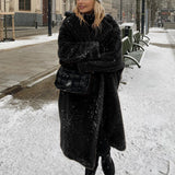 Women Fur Jacket Fashion Plush Coat