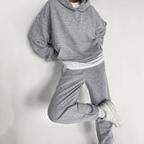 Women Co-Ords Autumn and Winter Sports Hoodie Sweater