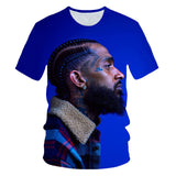 Nipsey Hussle T Shirts Rap Singer 3D Printing