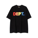 Gallery Dept T Shirts round Neck Short Sleeve T-shirt Pure Cotton