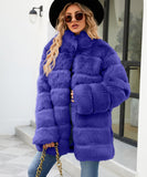 Women Fur Jacket Casual Fashion Plush Coat