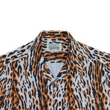 GUILTYPARTIES TIGER Shirts 22AW LEOPARD OPEN Long Sleeve Shirt