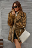 Women Fur Jacket Plush Thermal Long Coat