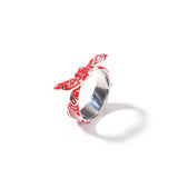 Rings Ring Copper Oil Dripping Cashew Flower Spectrum St. Valentine's