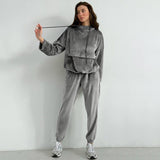 Women Co-Ords Two-Piece Suit Hooded Sweater Fashion