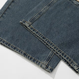 Men Jeans Hole Patch Loose All-Match