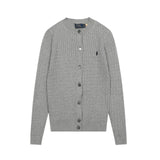 Ralph Lauren Knitted sweaters small twist knitted cardigan polo solid color crew neck