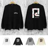 Purple Brand Long Sleeve T-Shirt Fashion Loose Long Sleeve Top
