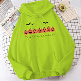 Happy Halloween Pumpkins Tis The Beason Casual Hoodies
