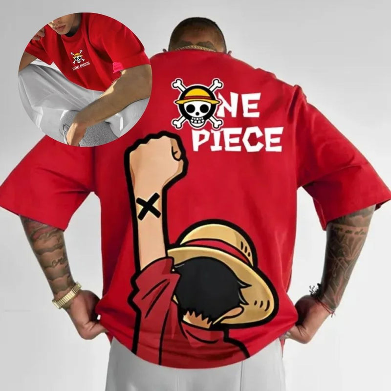 Men T-Shirt Summer Japanese Anime Manga Monkey