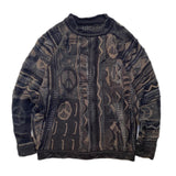 Kapital Sweater Vintage Hida Hehong Wind Anti-war Sweater round Neck Loose Pullover Sweater Vintage