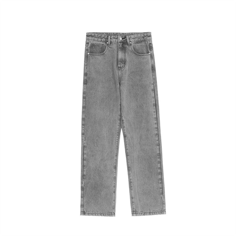 Men Jeans Embroidered Distressed Casual Loose