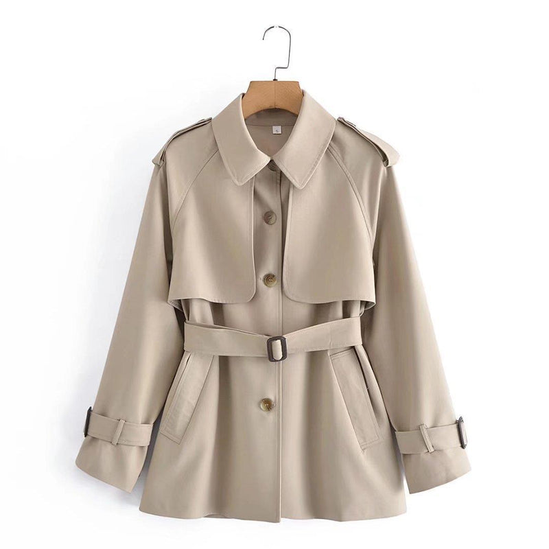 Women Trench Coat British Style Small Coat