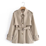 Women Trench Coat British Style Small Coat