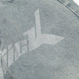 Men Jeans USD Printing Hip Hop Casual Loose