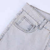 Men Jeans Loose Casual Distressed Pocket