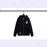 CHH Chrome Heart Hoodie Fall/Winter College Wind Croix Cross Fall/Winter Zip Sweater