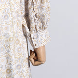 Bohemian Dress Retro Idyllic Style Floral Dress