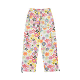 Cargo Pants Sweet Cool Style Flowers Print Leisure