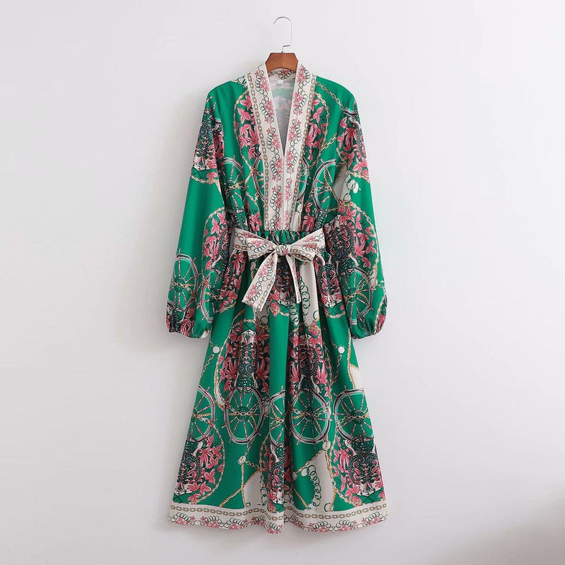 Women Dresses Vacation Style Shirt Dress