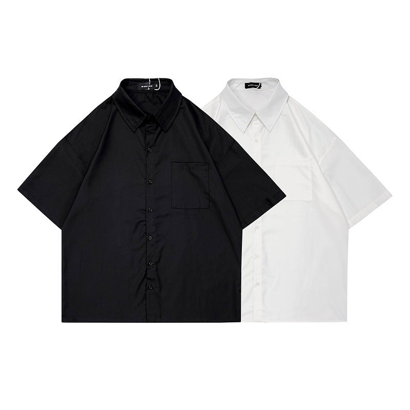 Short Sleeve Shirt Vibe Simple Casual Oversize