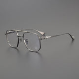 CHH Chrome Hearts Glasses Vintage Versatile Double Beam Large Frame Myopia Glasses Frame