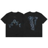 Vlone T Shirt Spring Summer Nail Pattern