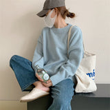 Women Pullover Sweater Loose and Lazy Style Knitwear