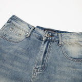 Men Jeans Loose Flared Pants Leisure