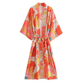 Women Trench Coat Beach Shirt Loose Cardigan