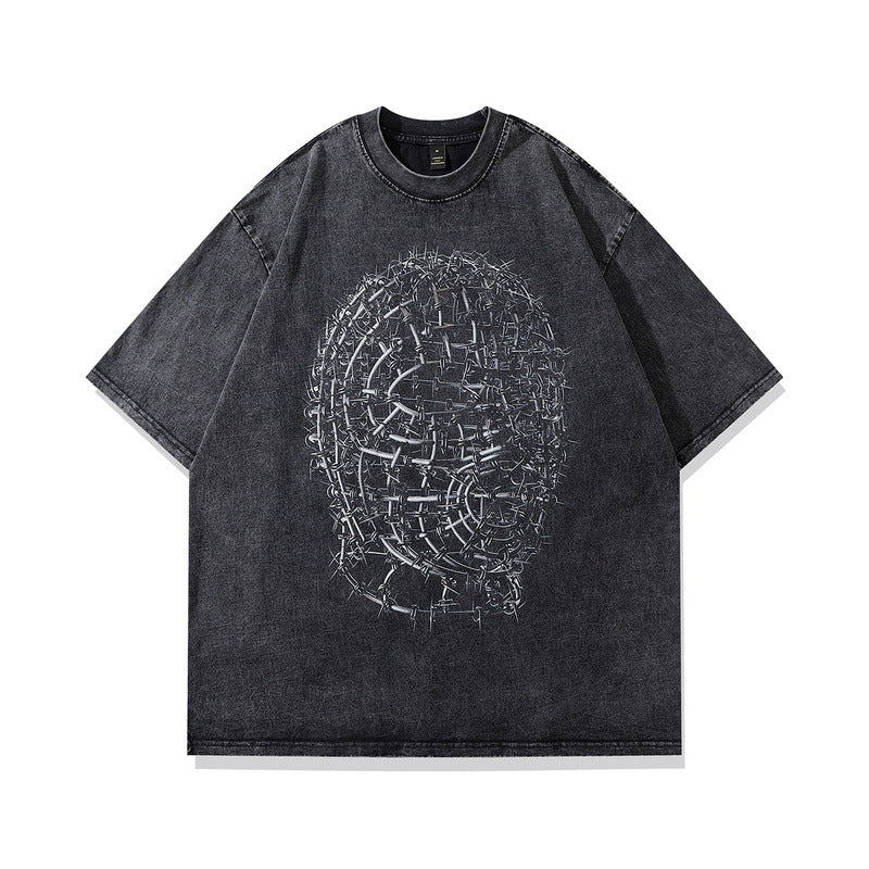 Men T-Shirt Short-Sleeved T-shirt Men Loose T-shirt