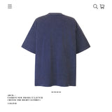 American vintage street T-shirt pure cotton men's and women's summer loose