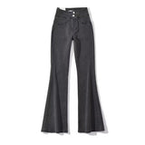 Women Jeans Flared Jeans Slim Fit