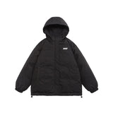 Unisex Coat Rose Red Loose Winter Thick Cotton-Padded Coat