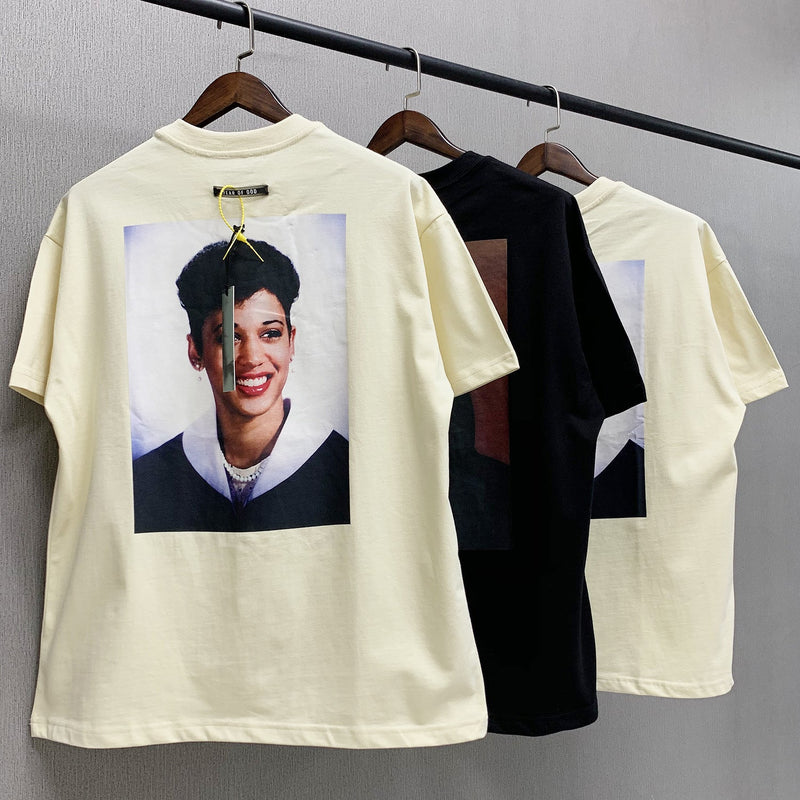 Fog Fear of God Essentials T Shirt Double Line Letter Reflective Printed Couple Loose Short Sleeve T-shirt