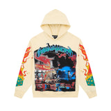 Godspeed Hoodie Spring and Autumn GOD Skull Letter Pattern Printed Hooded Sweater