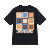 UNDEFEATED T Shirts Crew Neck Men's and Women's Loose