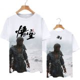 Black Myth: Wukong Games Tee Black Myth Wukong Print T-shirt