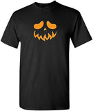 Vampire Pumpkin Smile Face Emoticon Funny Halloween Mens T-S